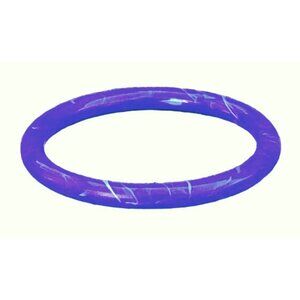 Vintage Marbled Cobalt Blue Glass Bangle Bracelet Size Extra Small